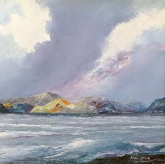 Easdale and the Firth of Lorne, a painting by Alan Stark