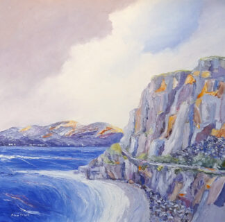 Seil from Luing, oil on Canvas painting by Alan Stark