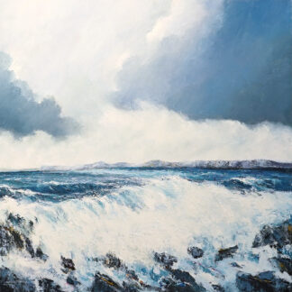 Wave, Firth of Lorne - a Painting by Alan Stark
